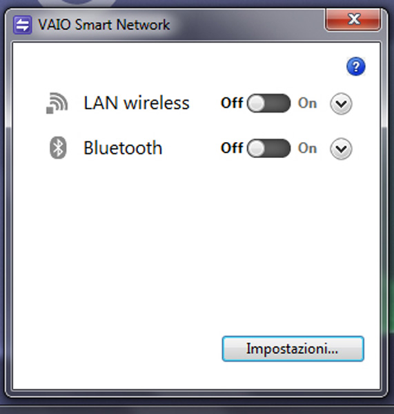 VAIO Smart Network manager