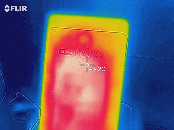 Le temperature misurate dalla termocamera Flir One