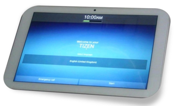 Tablet con Tizen OS