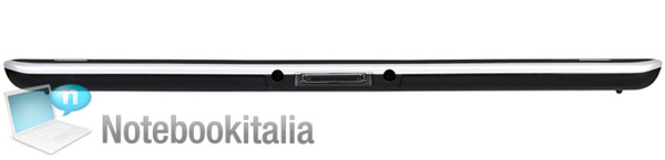 Tablet Toshiba, spessore e connettore della docking station