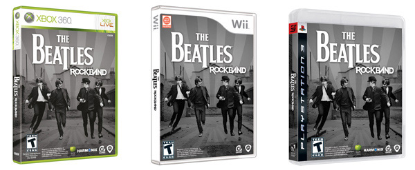 The Beatles Rock Band gioco box