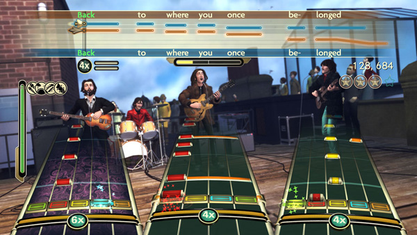 Screenshot del gioco The Beatles: Rock Band