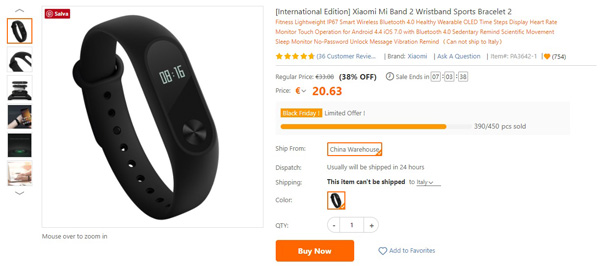 Xiaomi Mi Band 2 "International Edition"