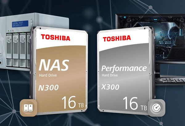 Toshiba N300 e X300 NAS