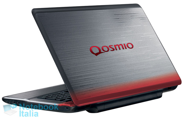 Toshiba Qosmio X770, cover con colorazione Metallic Urban Red