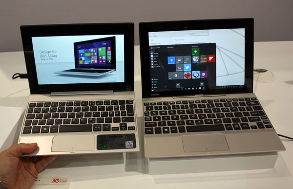 Toshiba Satellite Click 10 vs Click Mini