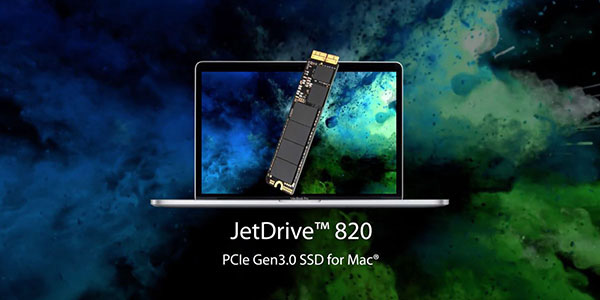 Transcend JetDrive 820 è una serie di SSD M.2 per Macbook