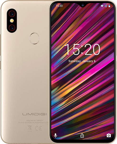 Umidigi F1 è uno smartphone con design waterdrop notch