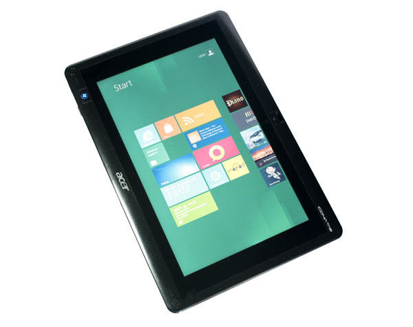 Windows 8 in portrait mode sul tablet Acer Iconia Tab